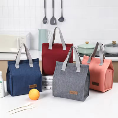 Polyester Shopping Lunch Cooler Bag Thermal Tote for Simple and Fashion Insulation