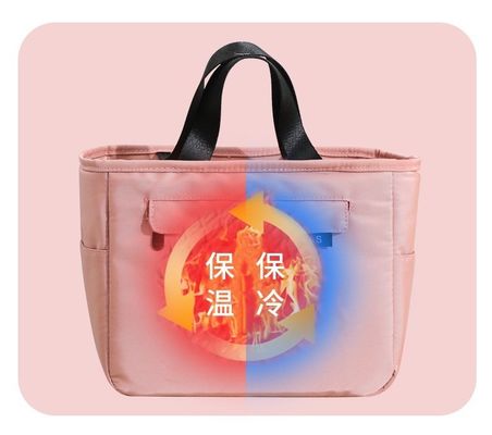 Insulated High Class Custom Nylon Bento Bag with Waterproof Aluminum Film Interior