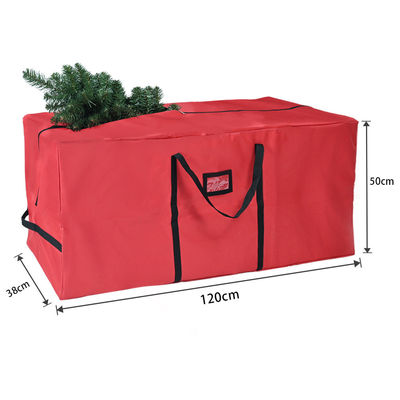 Customized Color Heavy Duty Durable 600d Oxford Dustproof Christmas Tree Storage Bag
