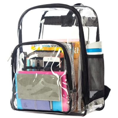 Customized Heavy Duty Transparent PVC School Backpack Bag for Transparent School Bag