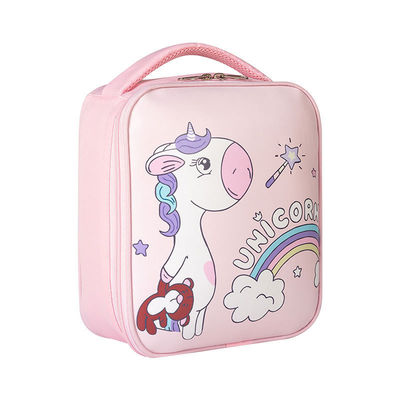 Customized Color Cartoon Dinosaur Space Insulated Kids Lunch Box Bag with Insulation