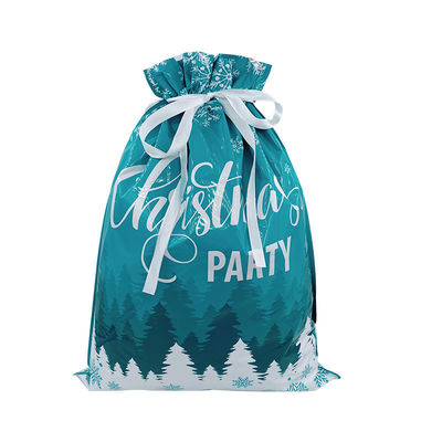 Recycled Materials Custom Digital Printing Foil Plastic Christmas Gift Packaging Bags