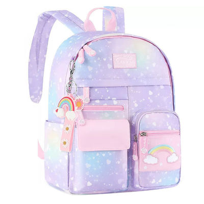 Little Kids School Bag Large Capacity Colorful Pink Custom Logo Backpack for Children