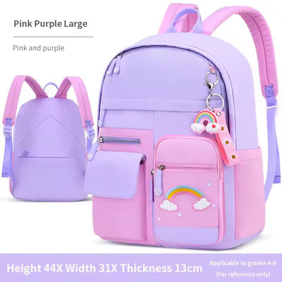 Little Kids School Bag Large Capacity Colorful Pink Custom Logo Backpack for Children
