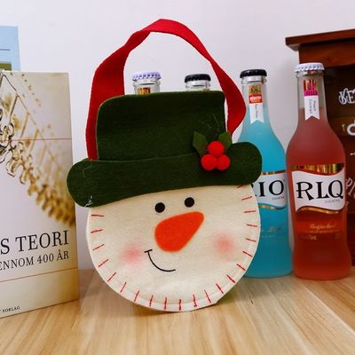 Variety Of Closing Apple Bag Made from Recycled Materials for Children's Small Gift