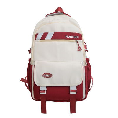 Large Capacity Pink Lightweight Toddler School Backpack Bag for Kids in Letter Pattern