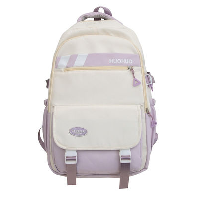 Large Capacity Pink Lightweight Toddler School Backpack Bag for Kids in Letter Pattern