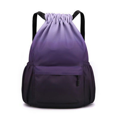 Custom Color Printed Practical Lightweight Durable Waterproof Drawstring Gym Backpack