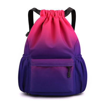 Custom Color Printed Practical Lightweight Durable Waterproof Drawstring Gym Backpack