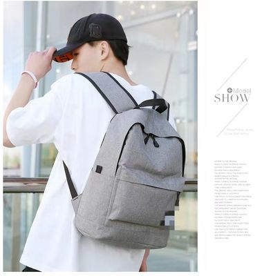 Soft Handle Oxford Laptop Backpack for Customizable Business Office and Waterproof