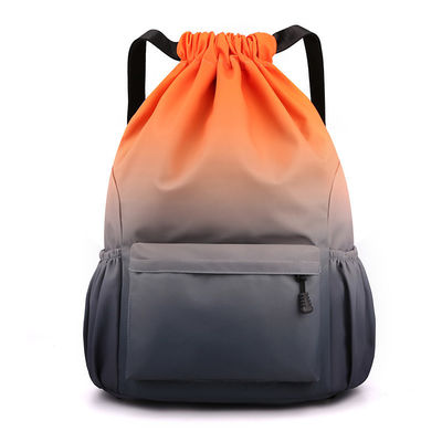 Custom Color Printed Practical Lightweight Durable Waterproof Drawstring Gym Backpack