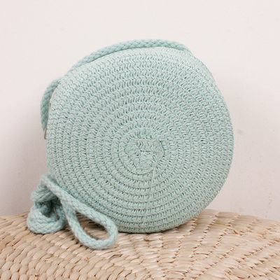 Unisex Retro Trend Beach Bag Woven Straw Handbag for Large Capacity Cross-Body Bags