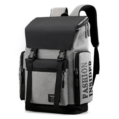 20-39 Litre Capacity Waterproof Backpack with Logo Printing and College Style Design