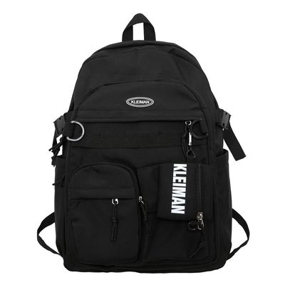 Backpack Custom Waterproof Polyester School Bag for Students Capacity Below 21 litre