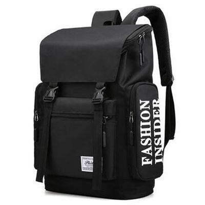20-39 Litre Capacity Waterproof Backpack with Logo Printing and College Style Design