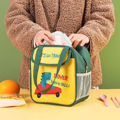 Insulated Bag for Kids Portable Handle Cute Lunch Box Bag OEM/ODM Acceptable