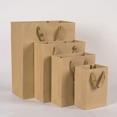 Custom Printed Logo Luxury Boutique Shopping Paper Gift Bags Customized Gift Packaging