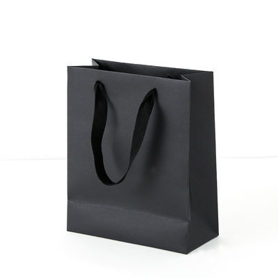 Custom Printed Logo Luxury Boutique Shopping Paper Gift Bags Customized Gift Packaging