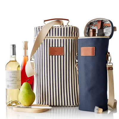 Neoprene Insulated Wine Bottle Cooler Bag for Convenient Travel and Preservation