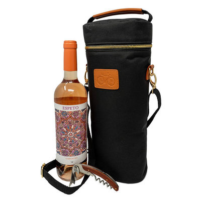 Neoprene Insulated Wine Bottle Cooler Bag for Convenient Travel and Preservation