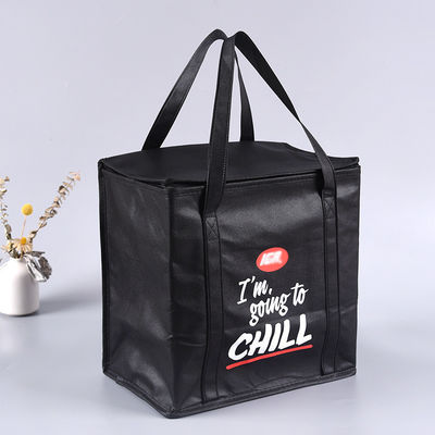 Insulated Non Woven Picnic Ice Pack Lunch Cooler Shopping Bag with Customized Color