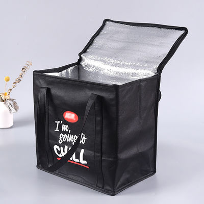 Insulated Non Woven Picnic Ice Pack Lunch Cooler Shopping Bag with Customized Color
