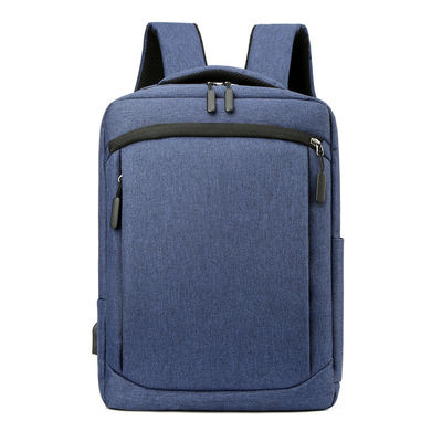 High Capacity Customized Logo Oxford Laptop Backpack with USB Port and Unisex Design