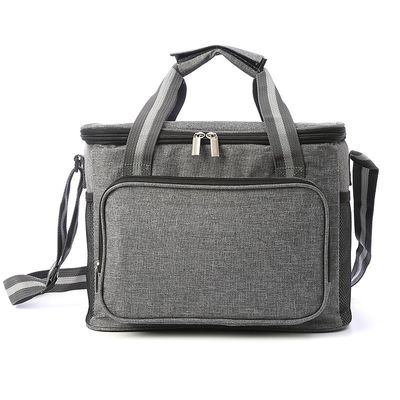 Food Preservation Waterproof Lining Insulated Women's Meal Prep Bento Lunch Bag Tote with Custom Logo Print