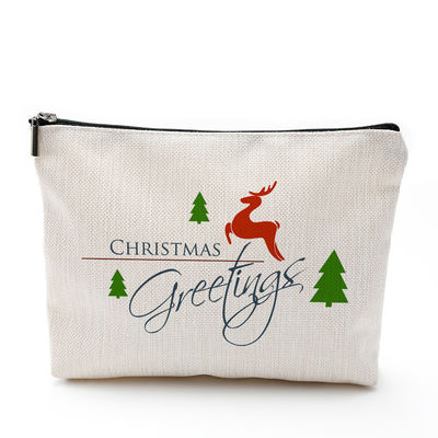 Bag Organization Made Easy with Customized Logo Natural Cotton Canvas Jewelry Pouches