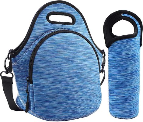 12.6x6.3x12.6 inches Insulated Thermal Lunch Box Tote Bag for Student School Neoprene