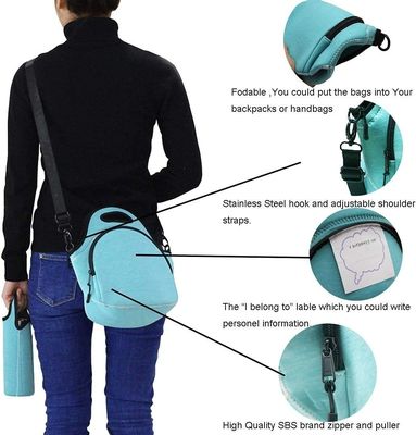 12.6x6.3x12.6 inches Insulated Thermal Lunch Box Tote Bag for Student School Neoprene
