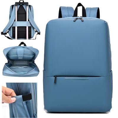 High Capacity Laptop Bags Fashion Backpack with Waterproof Oxford and Solid Pattern Type
