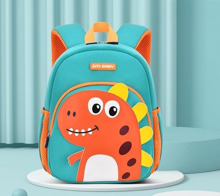 Waterproof Cartoon Dinosaur Printed School Bag Set for Boys and Girls OEM/ODM Acceptable