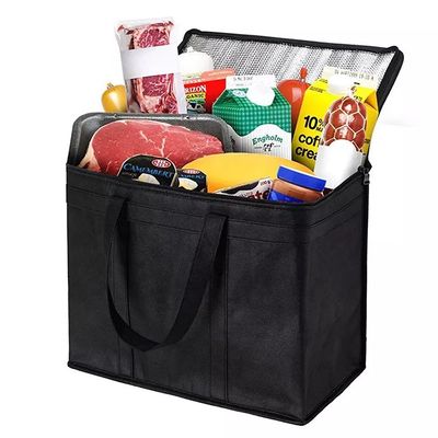 Customized Logo Insulated Thermal Food Delivery Bag Waterproof Catering Supply Cooler Bag