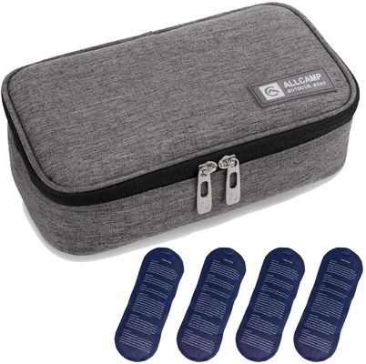 Insulin Cooler Travel Bag with Insulation Liner Keep Your Medication Cold and Organized