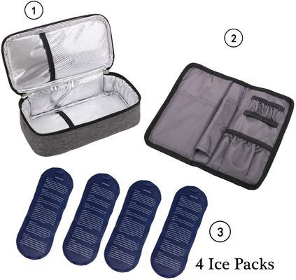 Insulin Cooler Travel Bag with Insulation Liner Keep Your Medication Cold and Organized