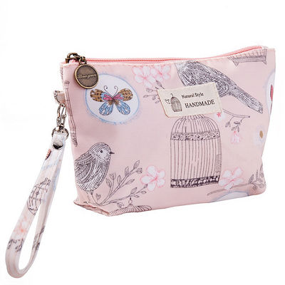 Makeup Cosmetic Bag Custom Logo Plain Canvas Toiletry Pouch Cotton Cosmetic Bags