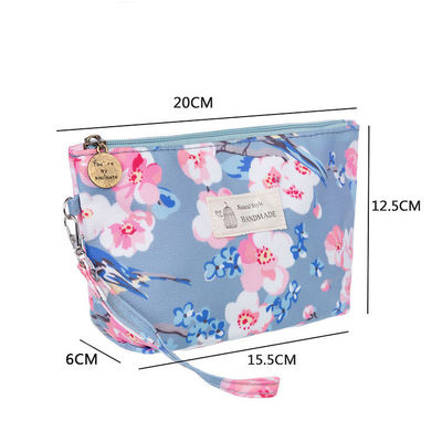 Makeup Cosmetic Bag Custom Logo Plain Canvas Toiletry Pouch Cotton Cosmetic Bags