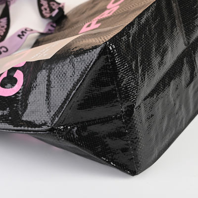 Handled Style Durable Pe Pp Woven Shopping Bag Tote with Custom Logo and Lamination
