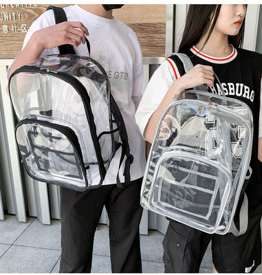 Newest Fashionable Style Backpack Transparent PVC Waterproof Unisex School Bags 3PCS Set