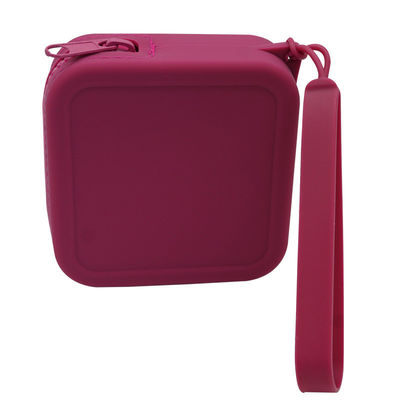 Customized Color Silicone Travel Cosmetic Bag Fashion Hand Bags for Women's Toiletries