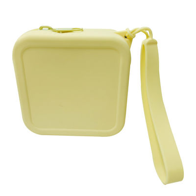 Customized Color Silicone Travel Cosmetic Bag Fashion Hand Bags for Women's Toiletries