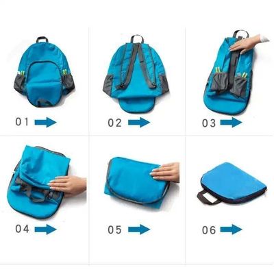 Customized Logo Cotton Fabric Gym Style Backpack for Outdoor Sport Climbing Camping Hiking