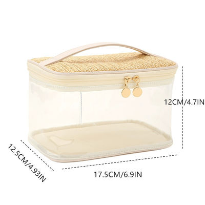 2024 Large Capacity PVC Portable Travel Toiletry Bag Cosmetic Storage Bag for Fashion