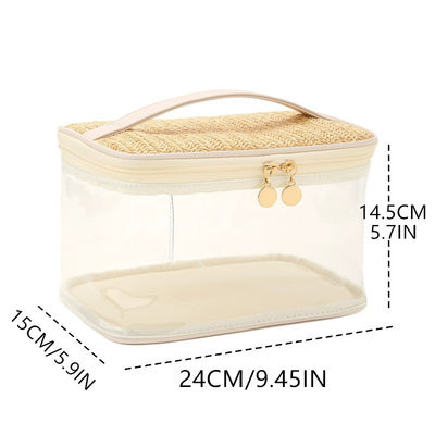 2024 Large Capacity PVC Portable Travel Toiletry Bag Cosmetic Storage Bag for Fashion