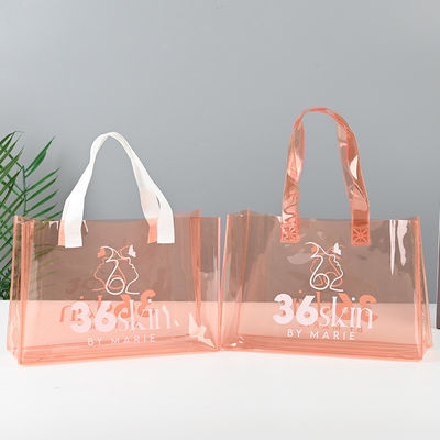 Accepable Custom Low MOQ Luxury Shopping Bag Plastic Carry Shopping Packaging Bag Manufacturers Add Logo