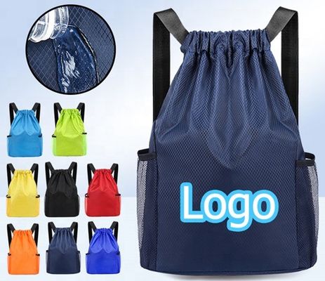 Customized Color Waterproof Drawstring Backpack for Outdoor Adventures and Sports