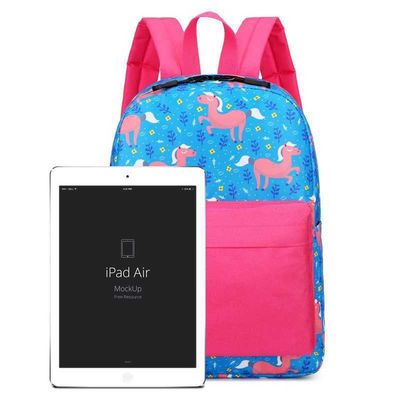 Newest Fashinable Cartoon Kids Primary School Backpack with Customized Color