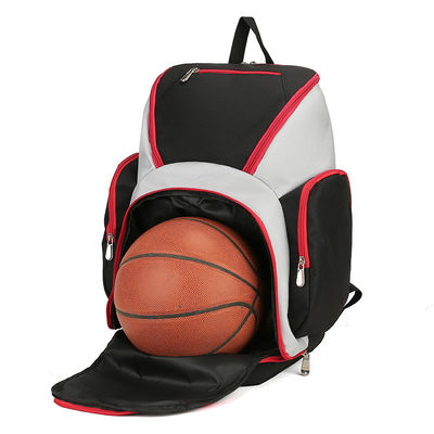 Team Basketball Backpack Men's Sports Gym Bag with Letter Pattern and Zipper Closure