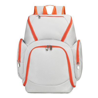 Team Basketball Backpack Men's Sports Gym Bag with Letter Pattern and Zipper Closure